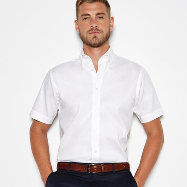 C3 - Short Sleeve Tailored Oxford Shirt Thumbnail